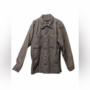 DISS JEANS Vintage Men’s Large Long Sleeve 4 pocket button down jacket